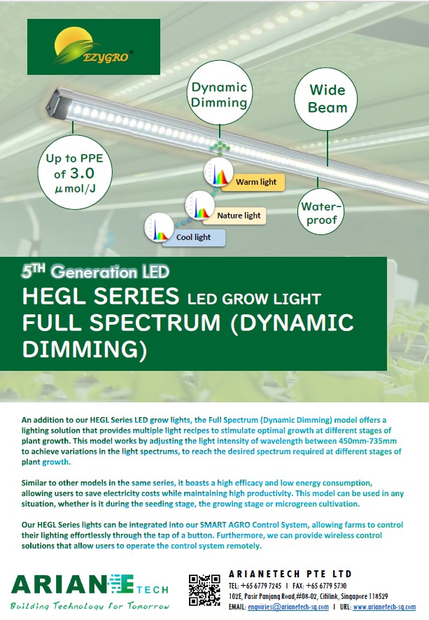 EZYGRO Precision LED Growth Light _Full Spectrum DD_- HEGL Series - G5 - 1